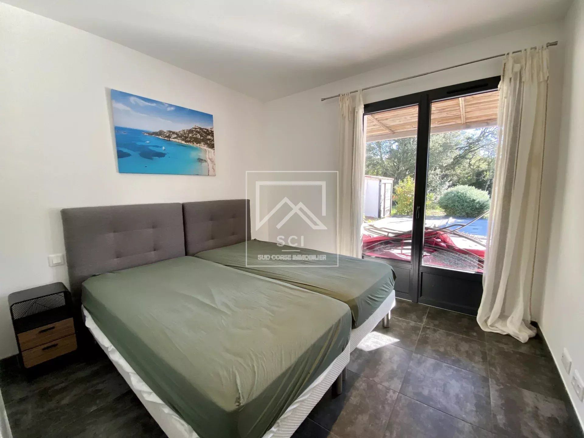 Maison 3/4 pièces, 2 chambres, piscine, Sotta