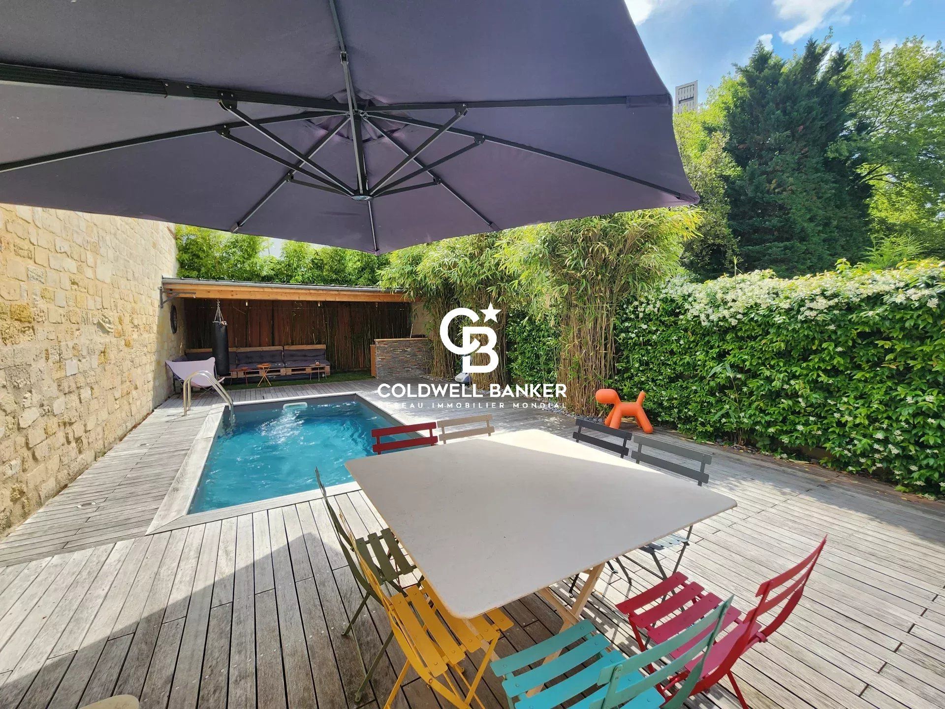 Échoppe de charme avec jardin, piscine Le Bouscat centre