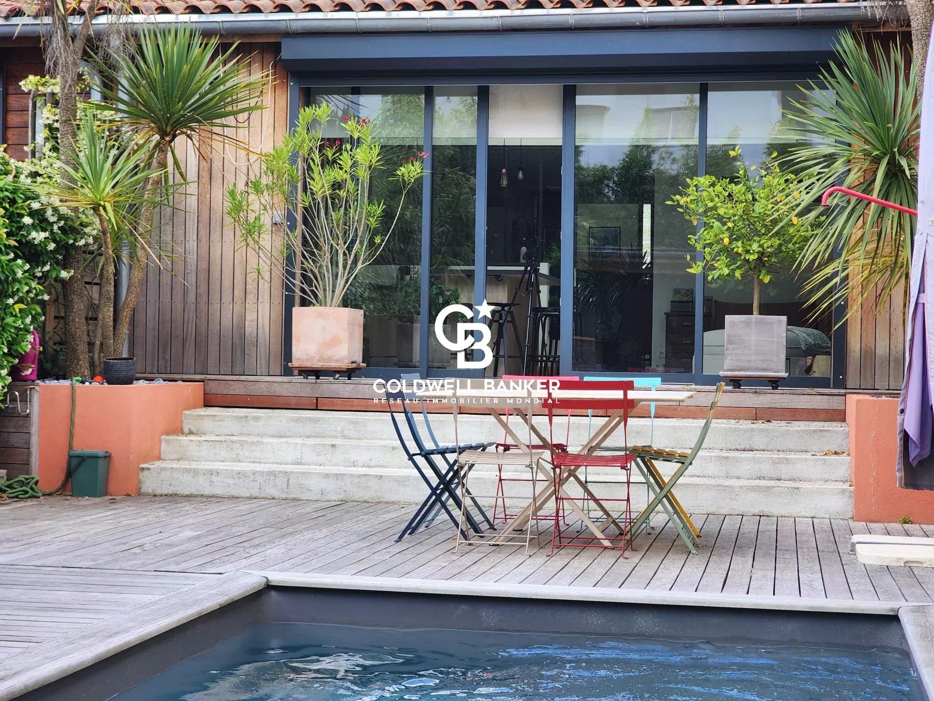 Échoppe de charme avec jardin, piscine Le Bouscat centre