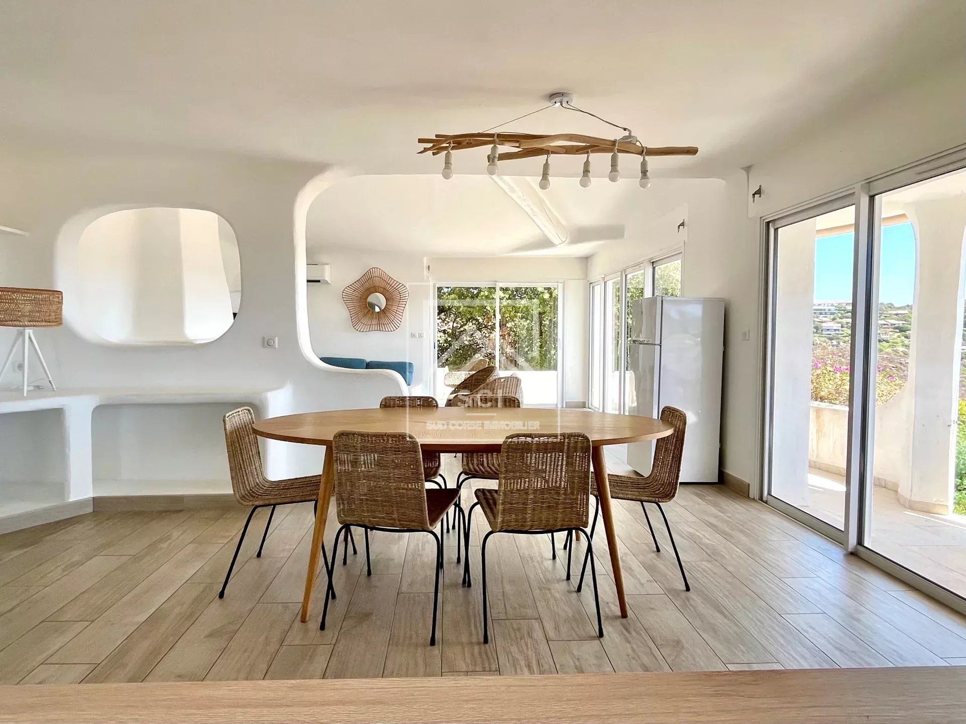 Villa 4 chambres, vue mer, plage à pied, Santa Giulia