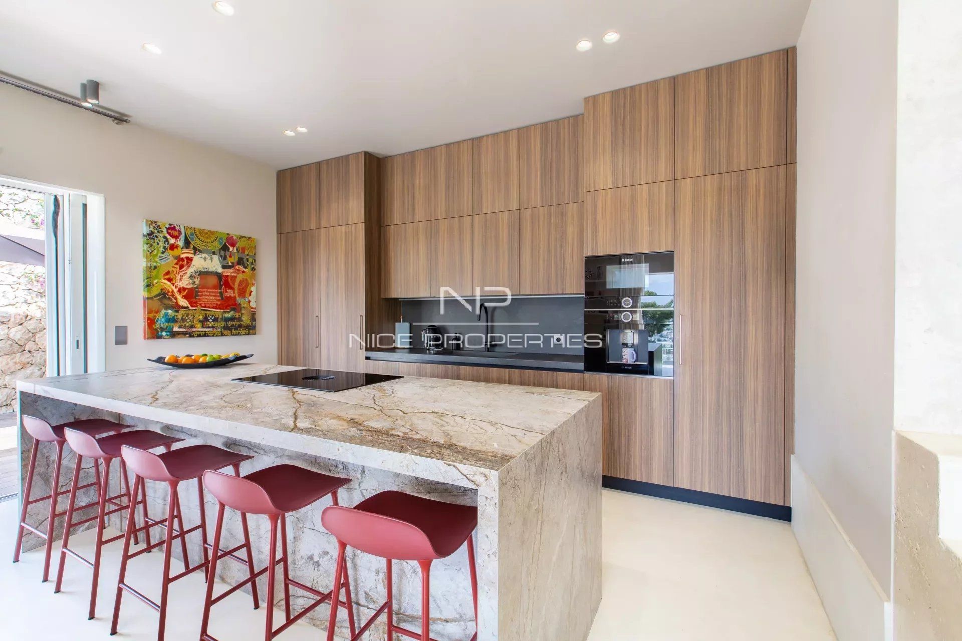 Corniche Fleurie, splendide villa moderne avec vue panoramique collines et mer