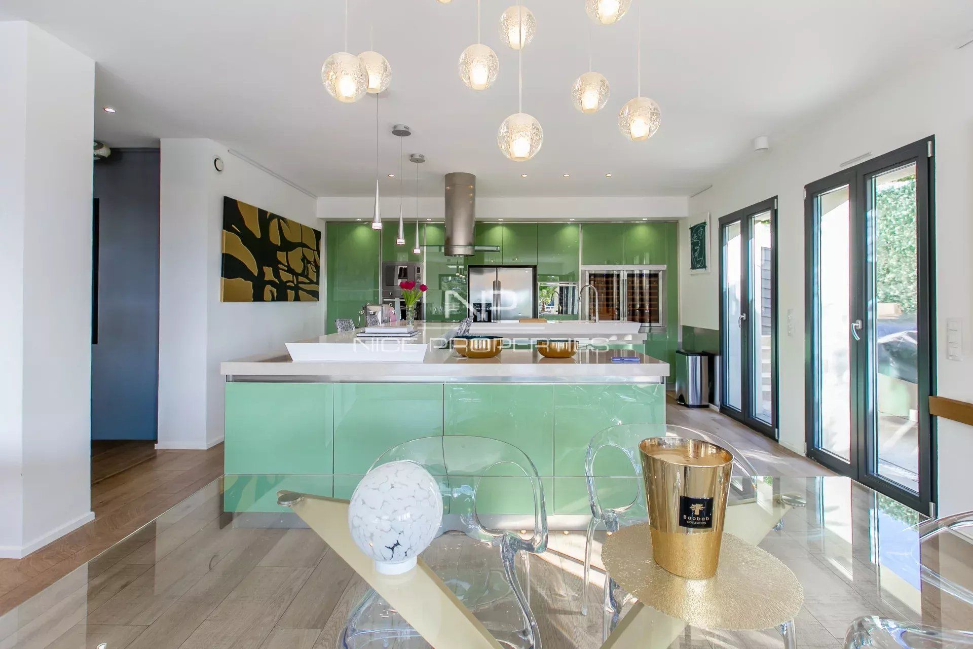 Appartement familial 5 pièces de haut standing avec vaste terrasse vue mer – Gairaut / Rimiez