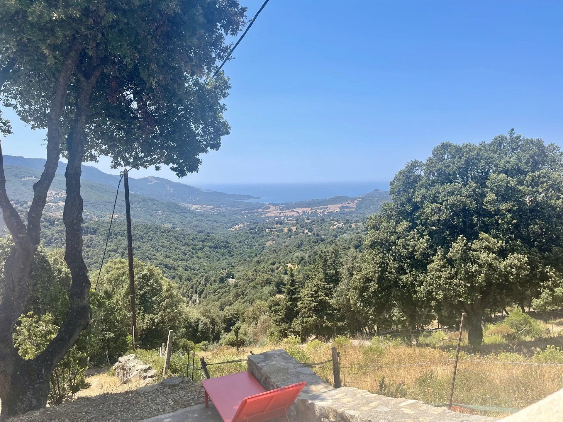 Villa Sari d'Orcino vue mer