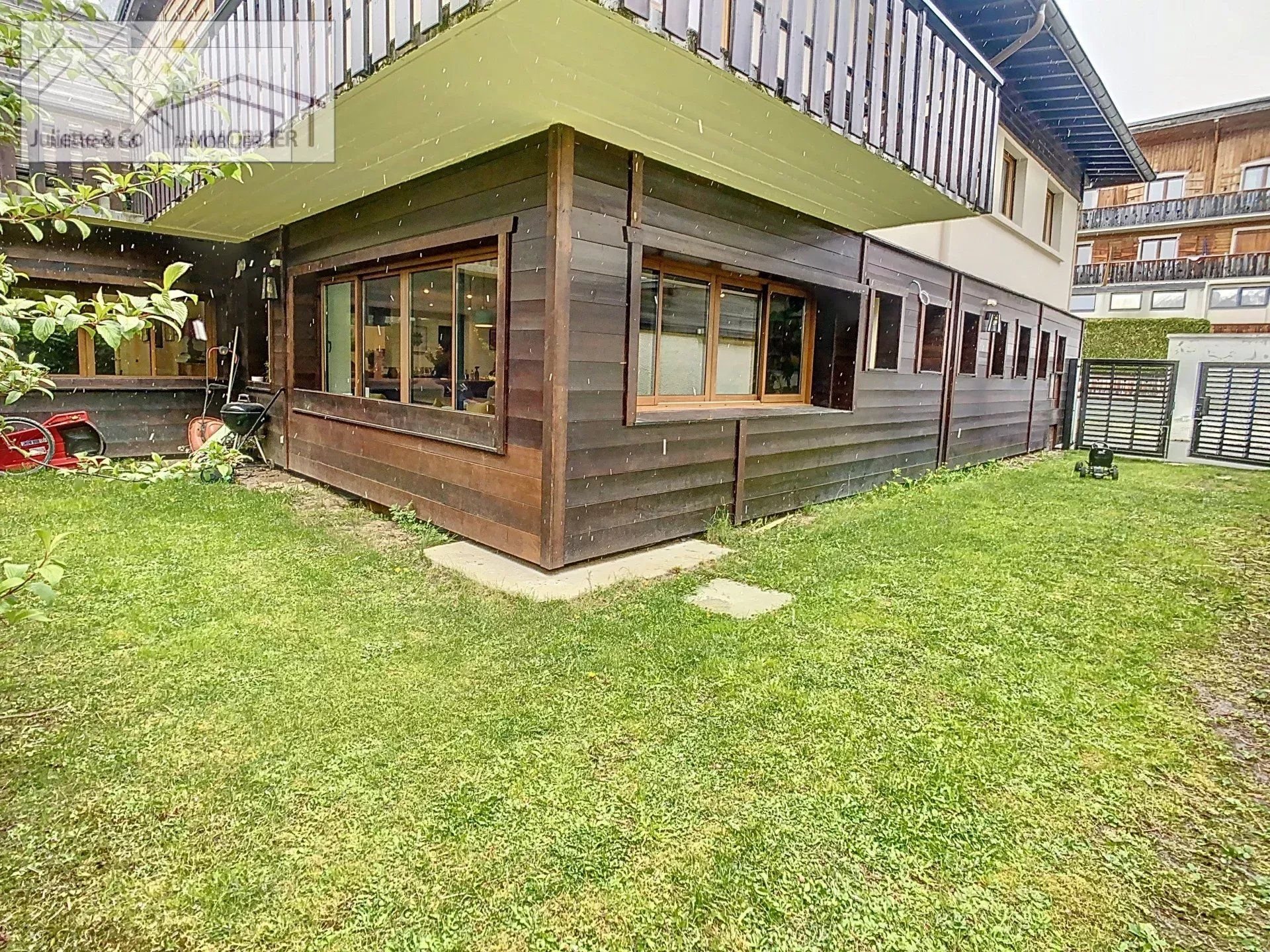 Chamonix f5 avec jardin hyper centre