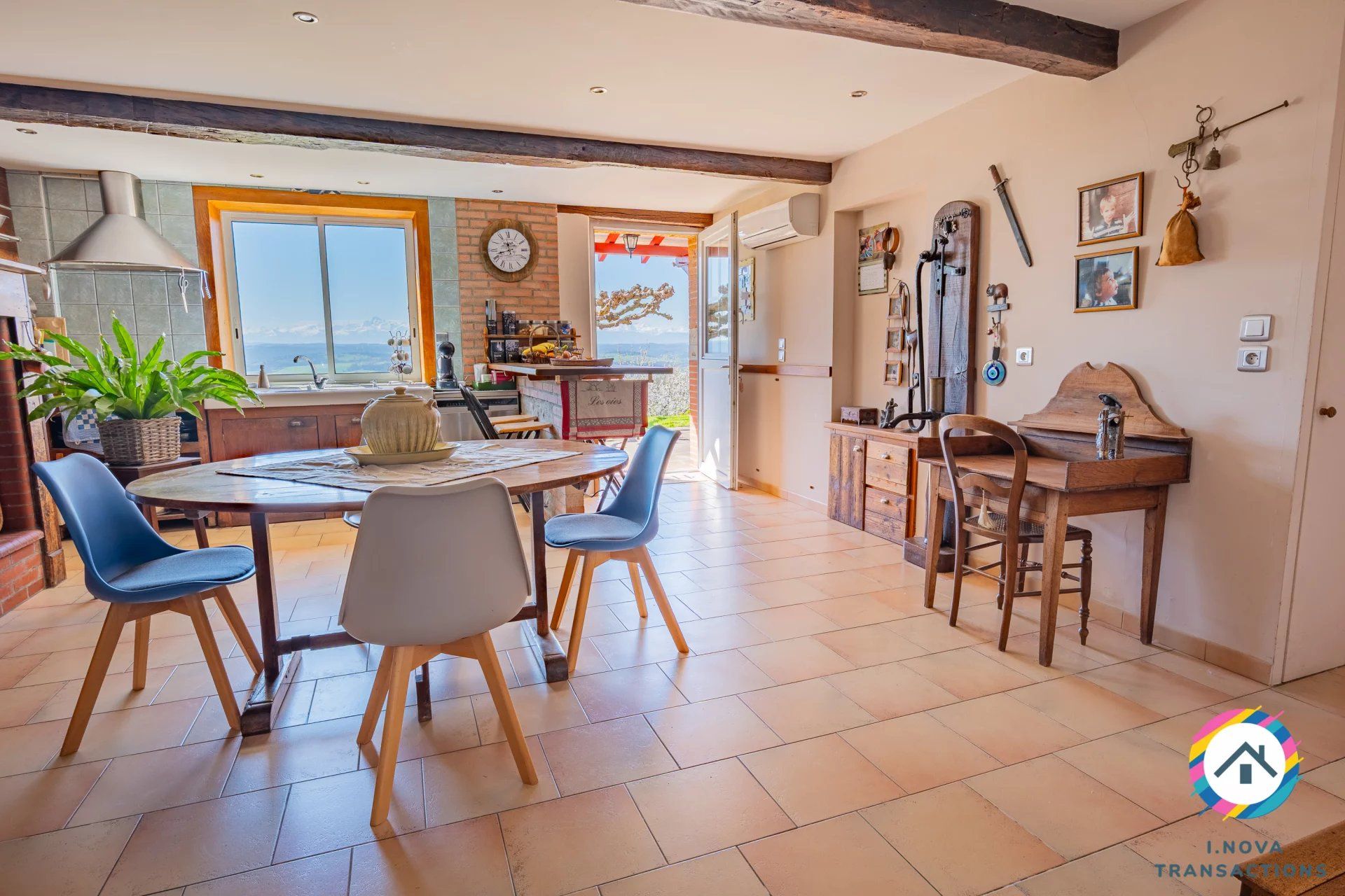 Propriété d’exception avec vue panoramique à 360° sur les Pyrénées !