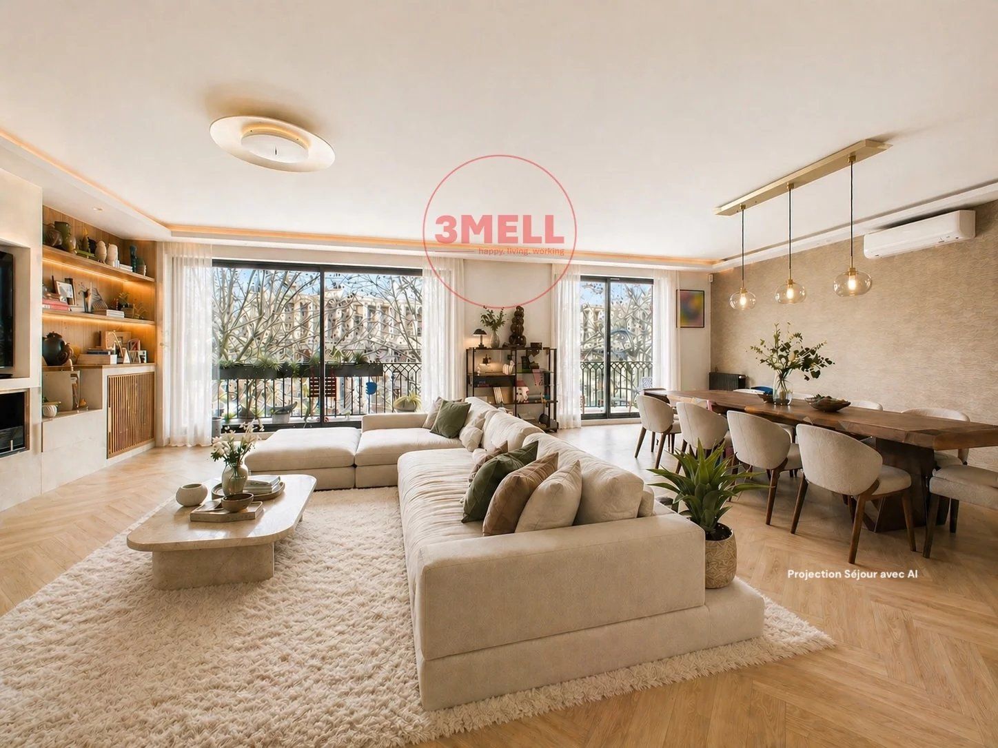 Vue dégagée | 138 m² | Balcon | Parking | DPE C