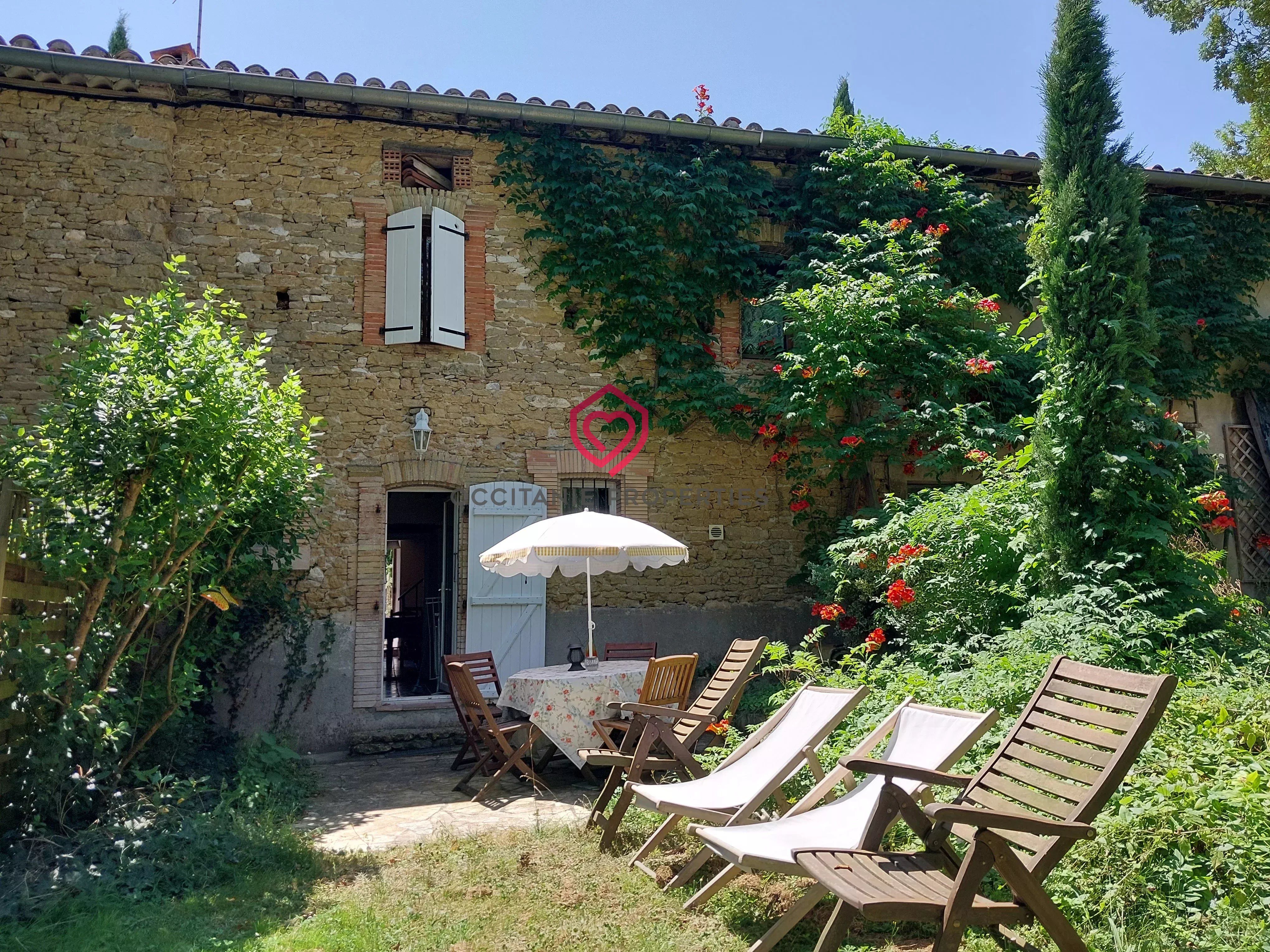 Grande Demeure de campagne sur parc 1.4ha: maison et 3 logements, grand potentiel, 12 min Castelnaudary/Revel