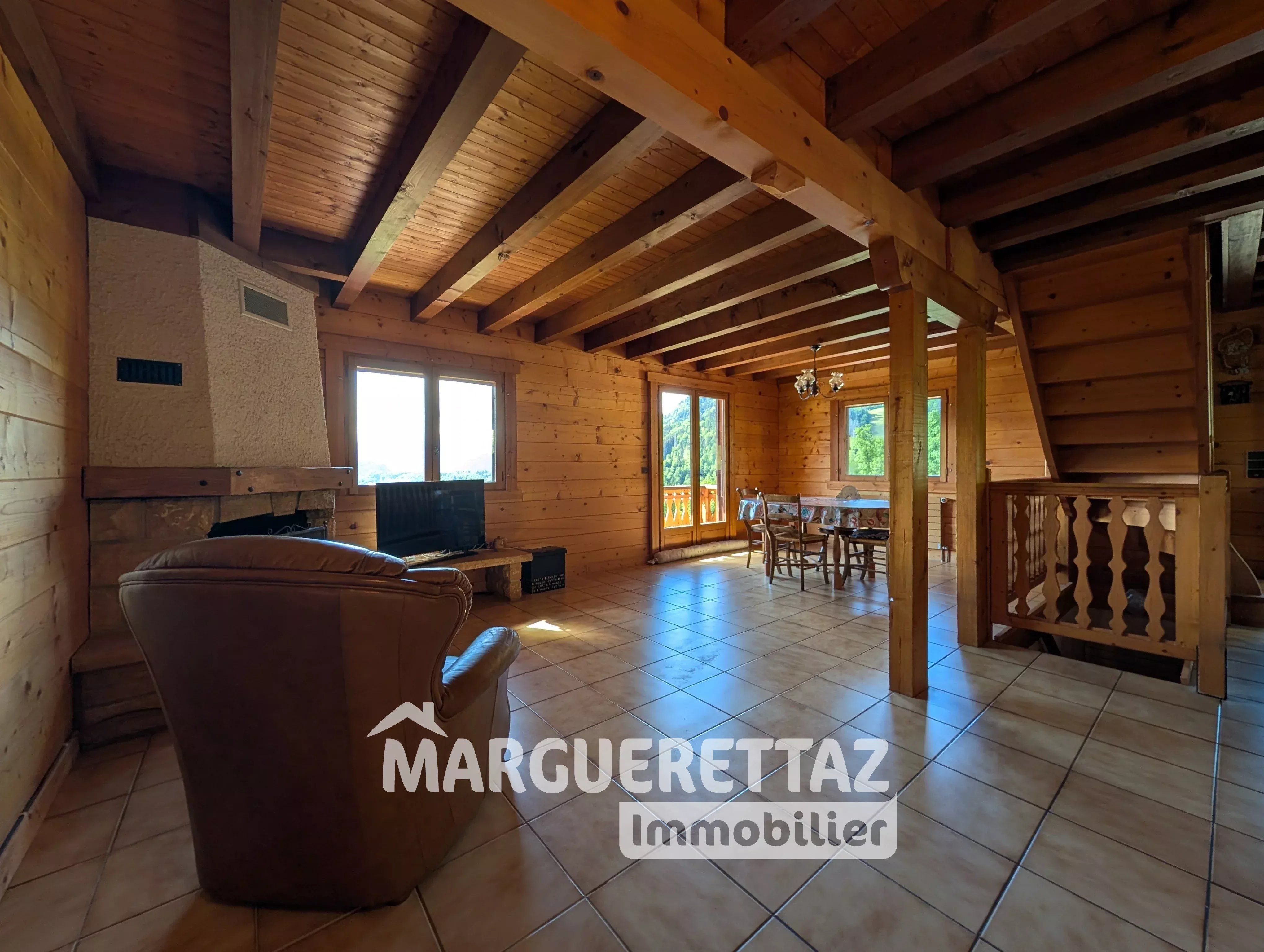 A ONNION CHALET AUTHENTIQUE FACE AU MONT-BLANC