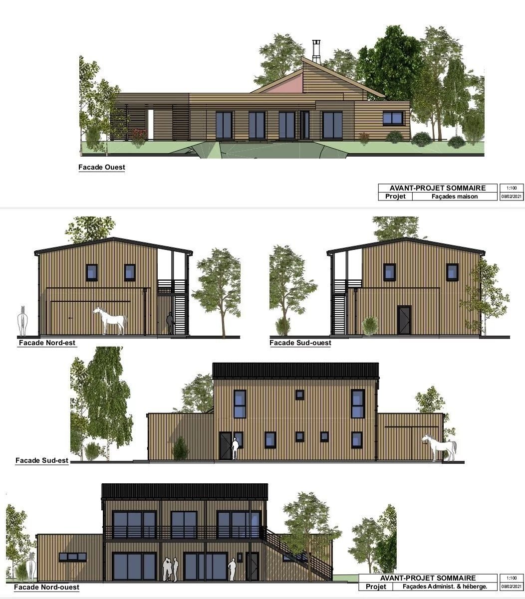 Propriété équestre – Habitation contemporaine, écuries et revenus locatifs