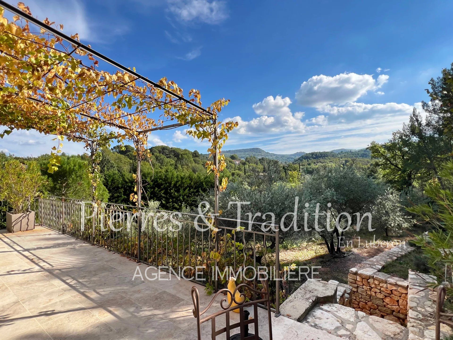 Propriété rénovée au coeur du Luberon avec piscine, cabanons et vignes