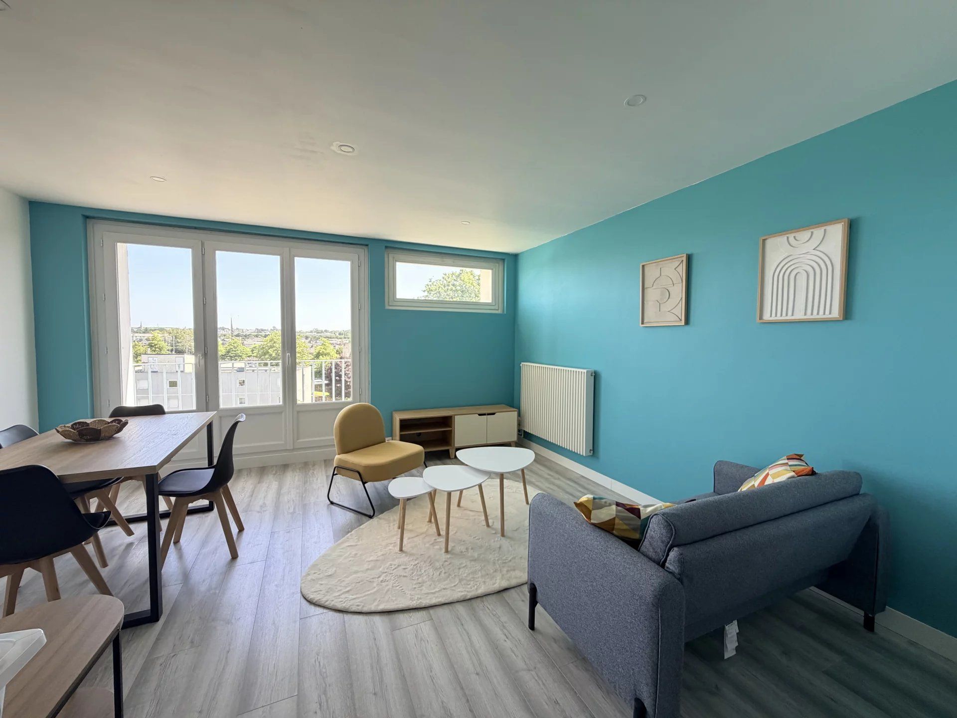 Appartement T3 meublé entièrement rénové – Guingamp, Résidence André Lorgéré