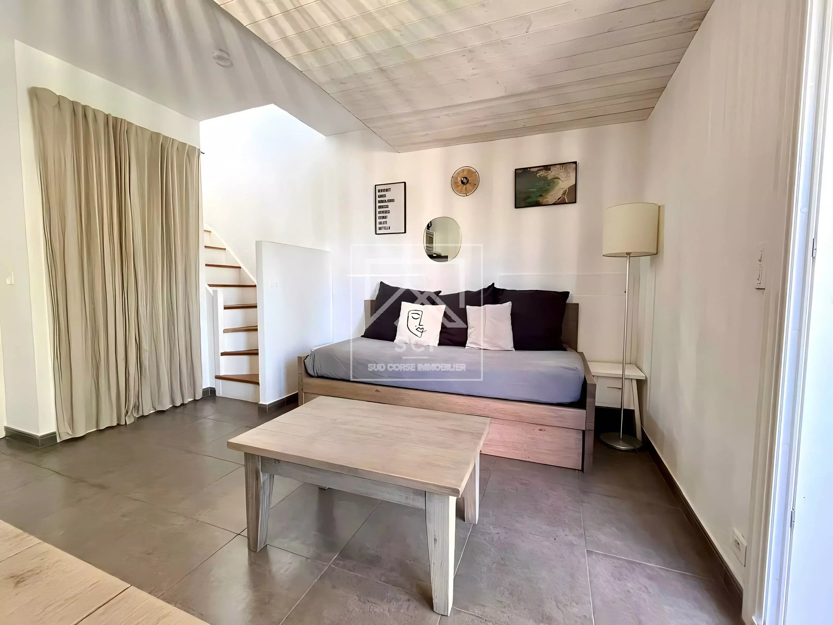 Mini-villa 1 chambre, plage à pied, Santa Giulia