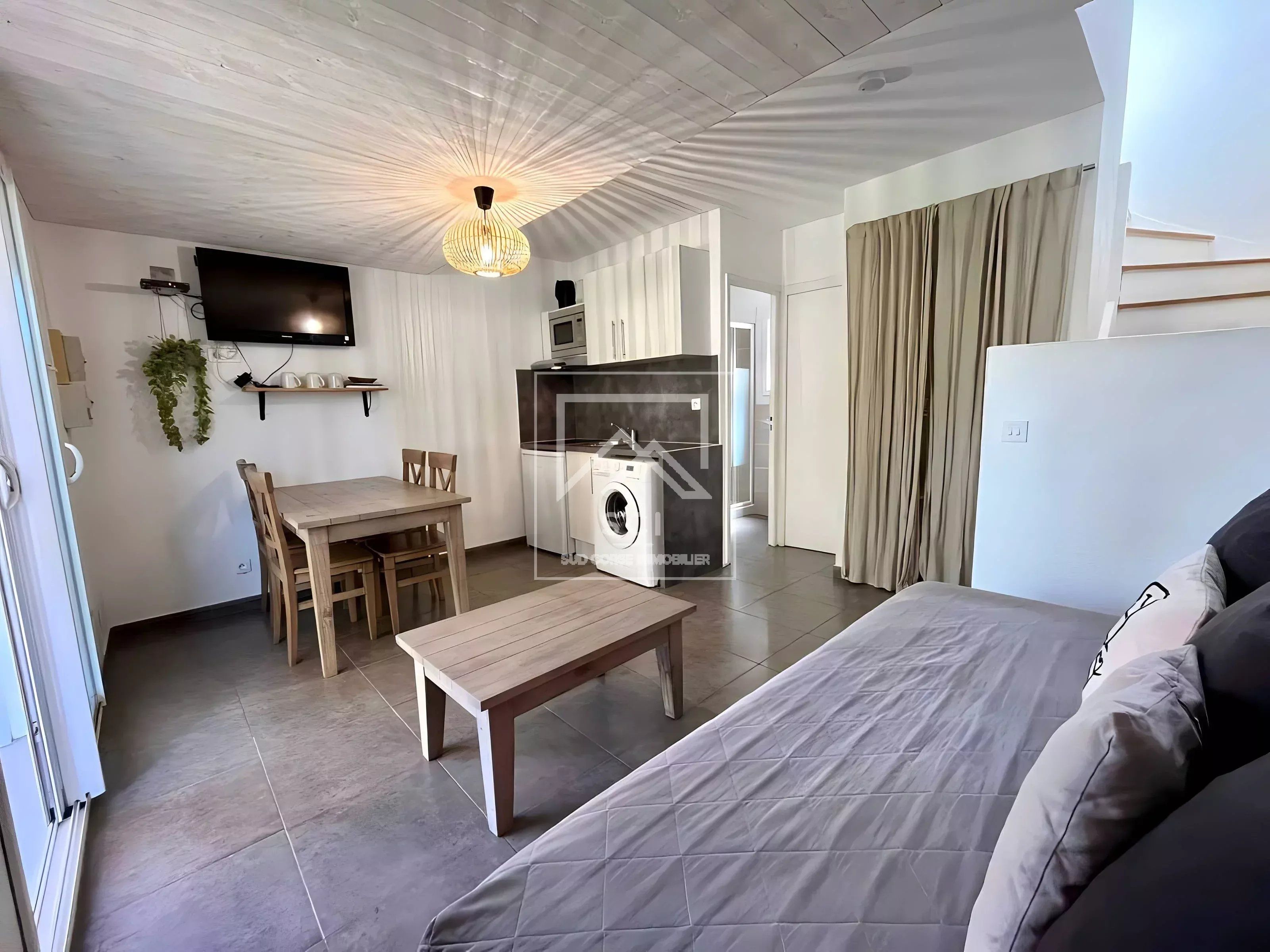 Mini-villa 1 chambre, plage à pied, Santa Giulia