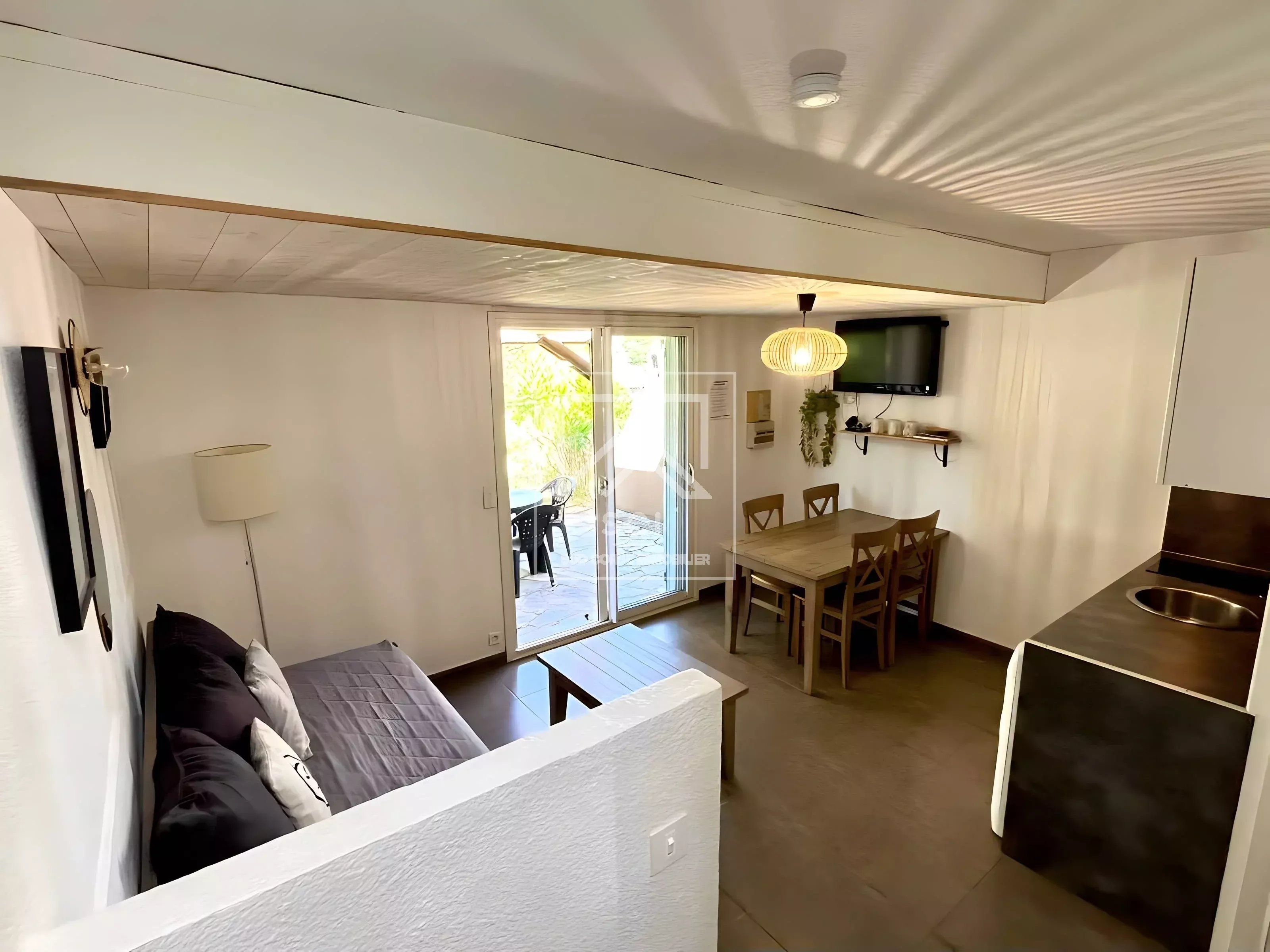Mini-villa 1 chambre, plage à pied, Santa Giulia