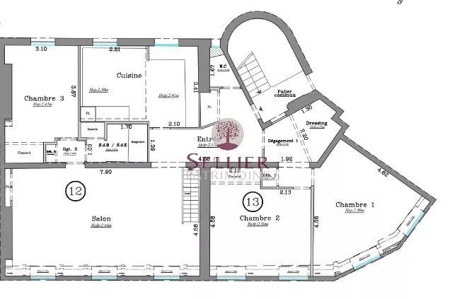 Spacieux duplex de 6 pieces Jardin des Plantes