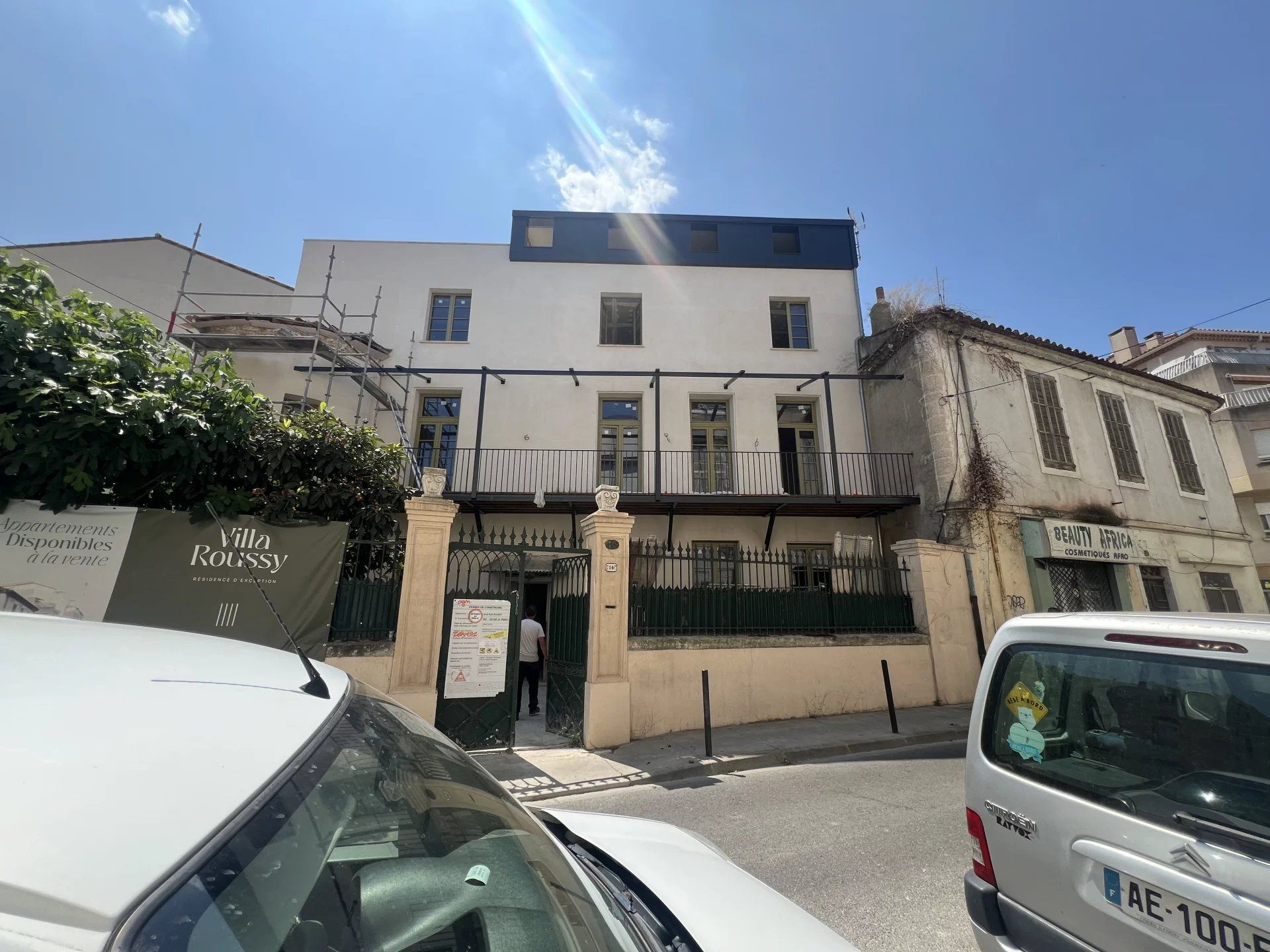 Nîmes city center, Carnot district, new 3-bedroom apartment with garden on ground floor, 93m², garden 80m²