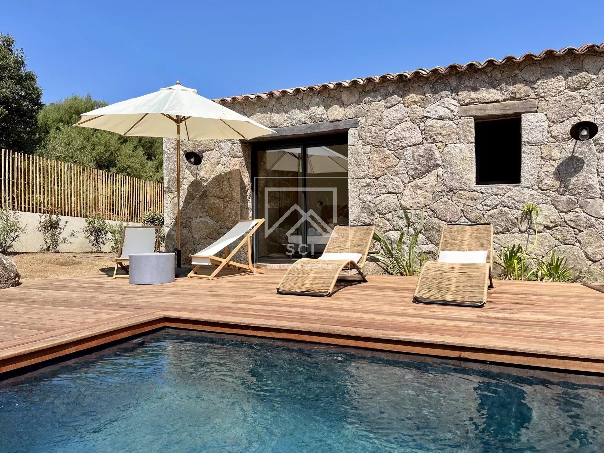 Bergerie, 2 chambres, piscine