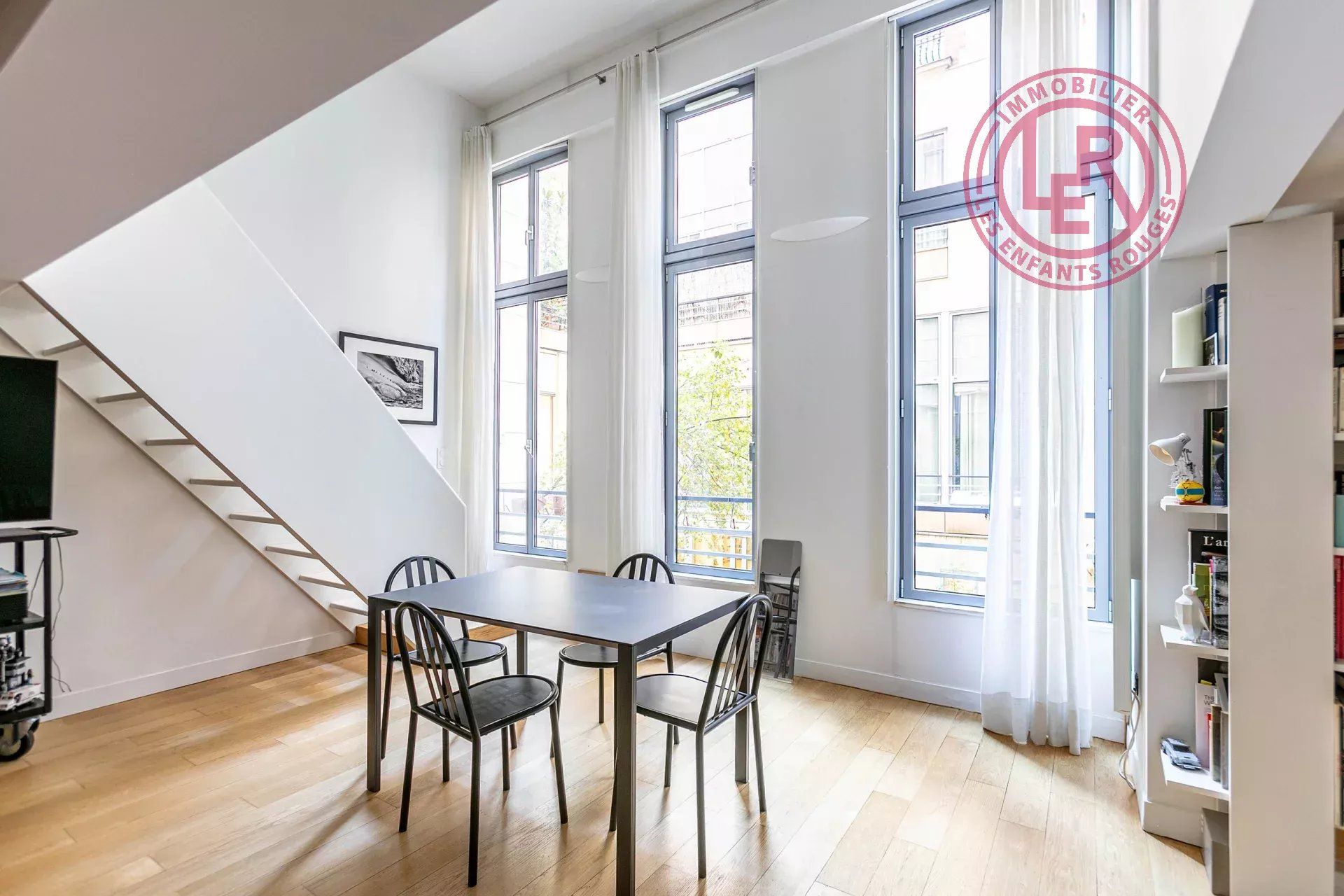 Paris 3ème - Rue Portefoin - Appartement atypique rénové avec mezzanine sur cour