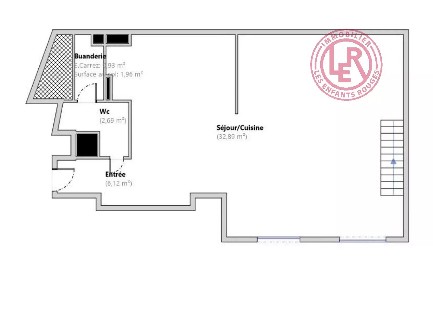 Paris 3ème - Rue Portefoin - Appartement atypique rénové avec mezzanine sur cour