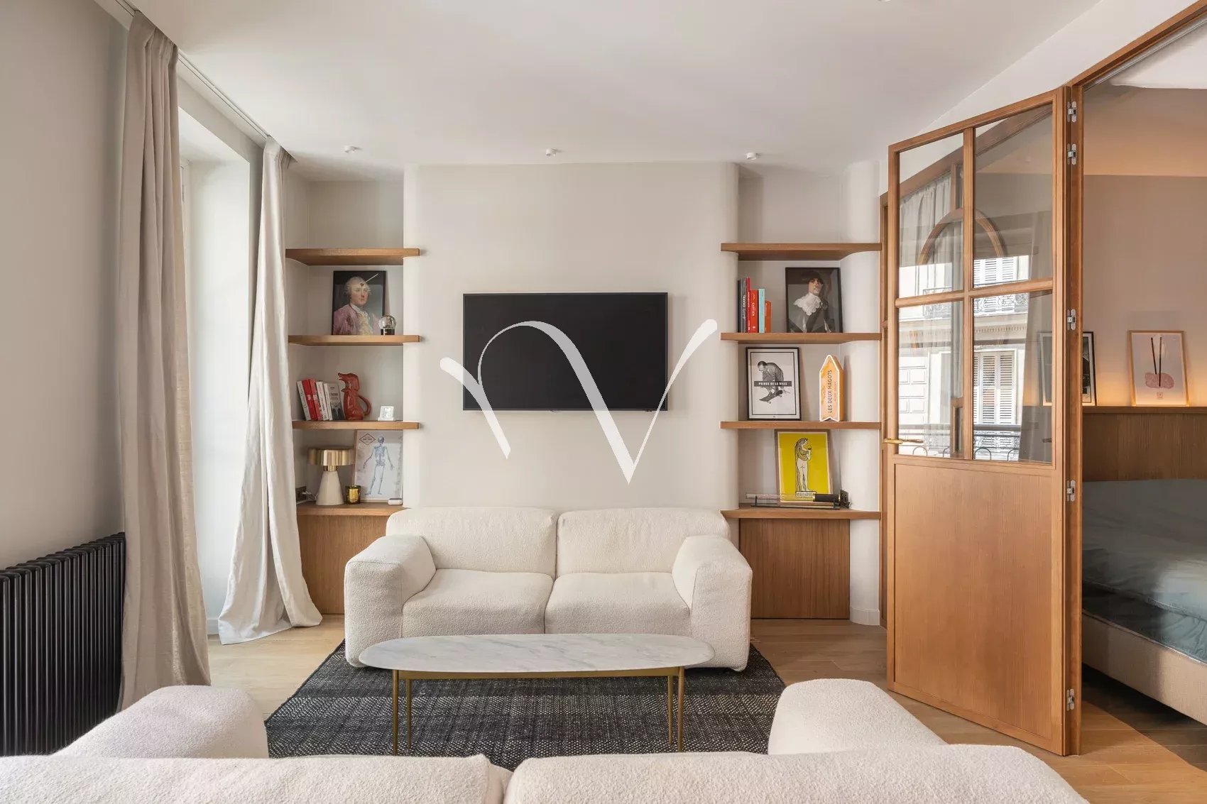 A vendre appartement - rue Mazarine - 75006 - 2 chambres - parfait état - 57 m²