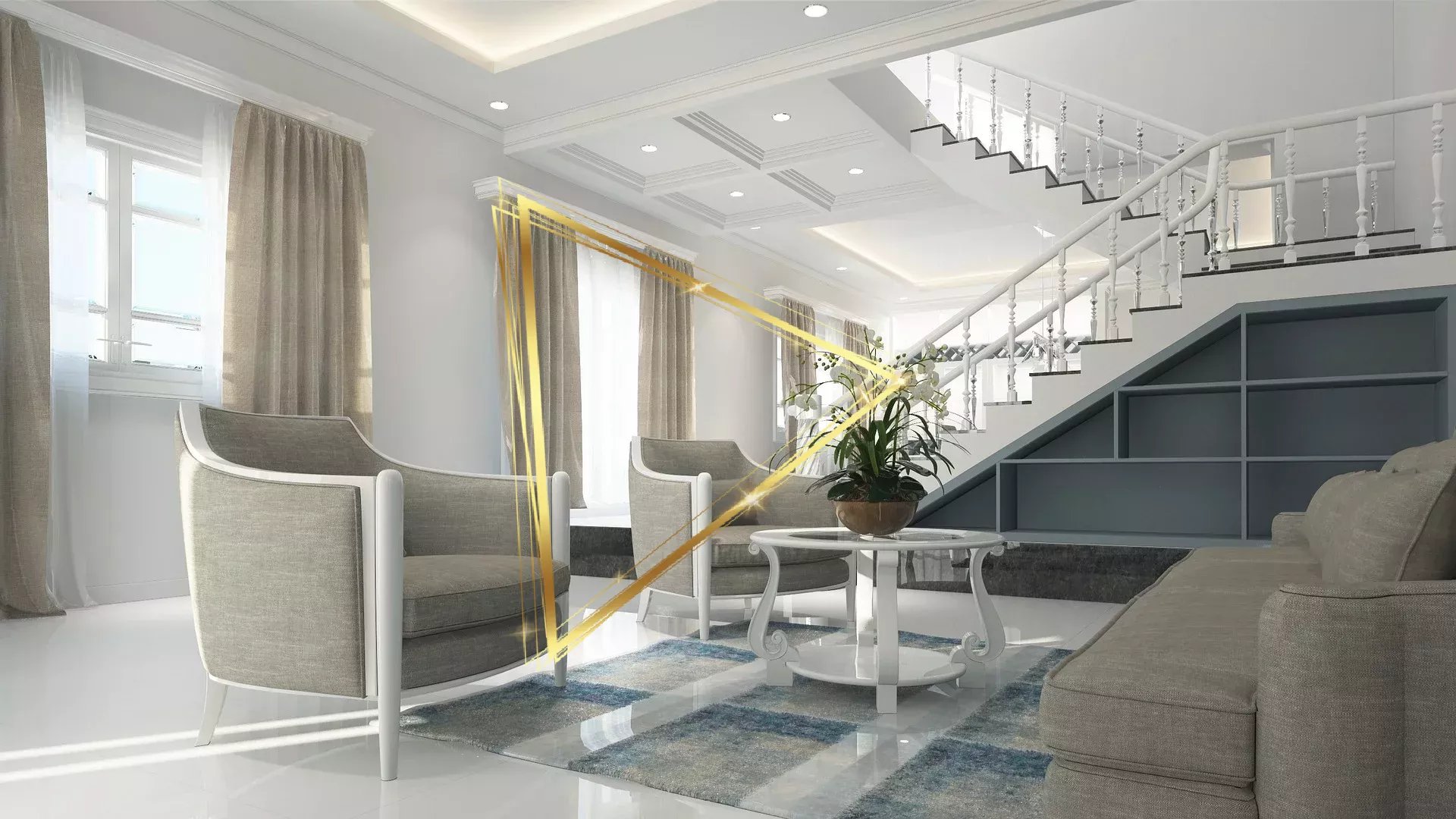 T4 duplex with large terrace.