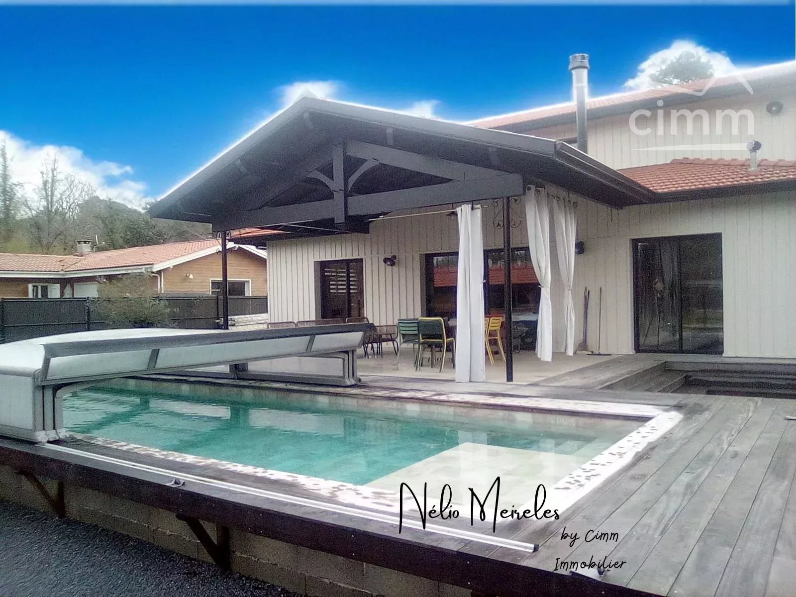 En exclusivité à Mios( 33) maison ossature bois de 158m2
