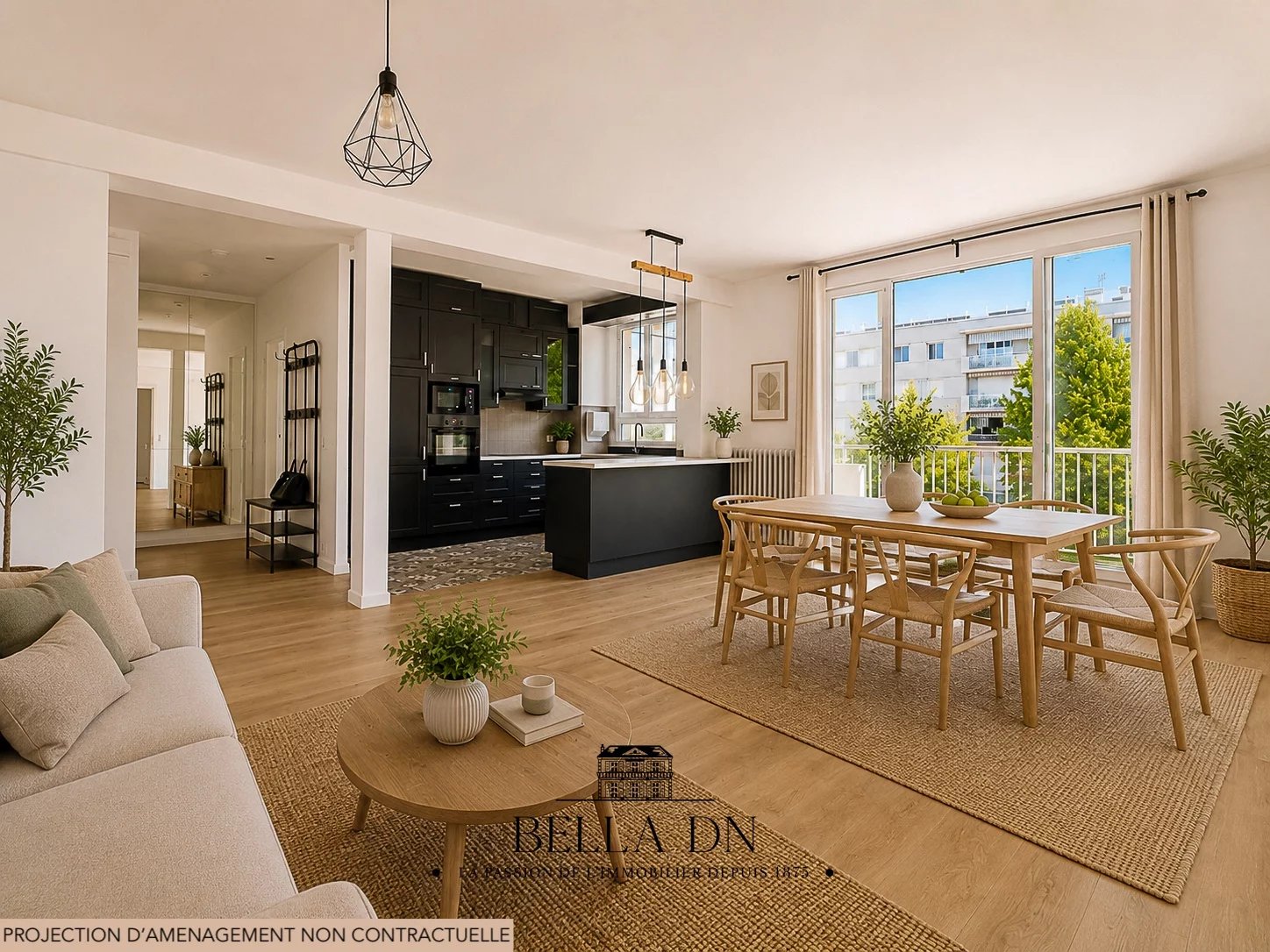 AURORE – Family Apartment 108 m² – 3/4 bedrooms – near forest / Family apartment in a green and peaceful setting