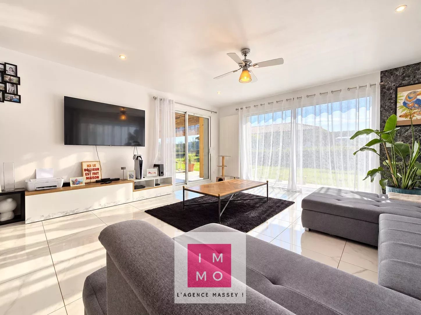 MAISON CONTEMPORAINE de PLAIN PIED 2022  avec Grand garage