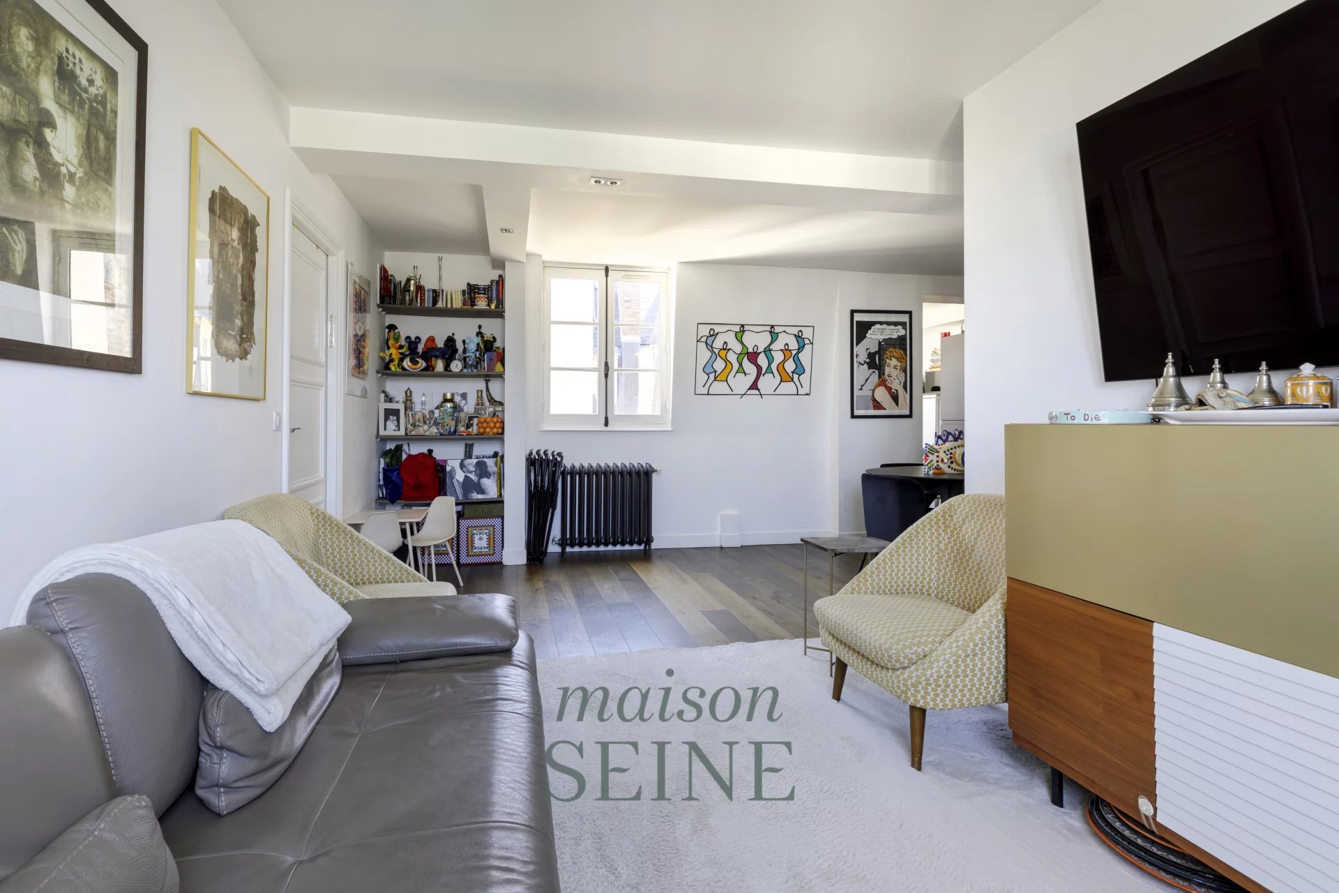 Exclusivité - Neuilly Full Pasteur - Ecole Bleue - Appartement étage élevé dans immeuble de grand standing - 2 chambres