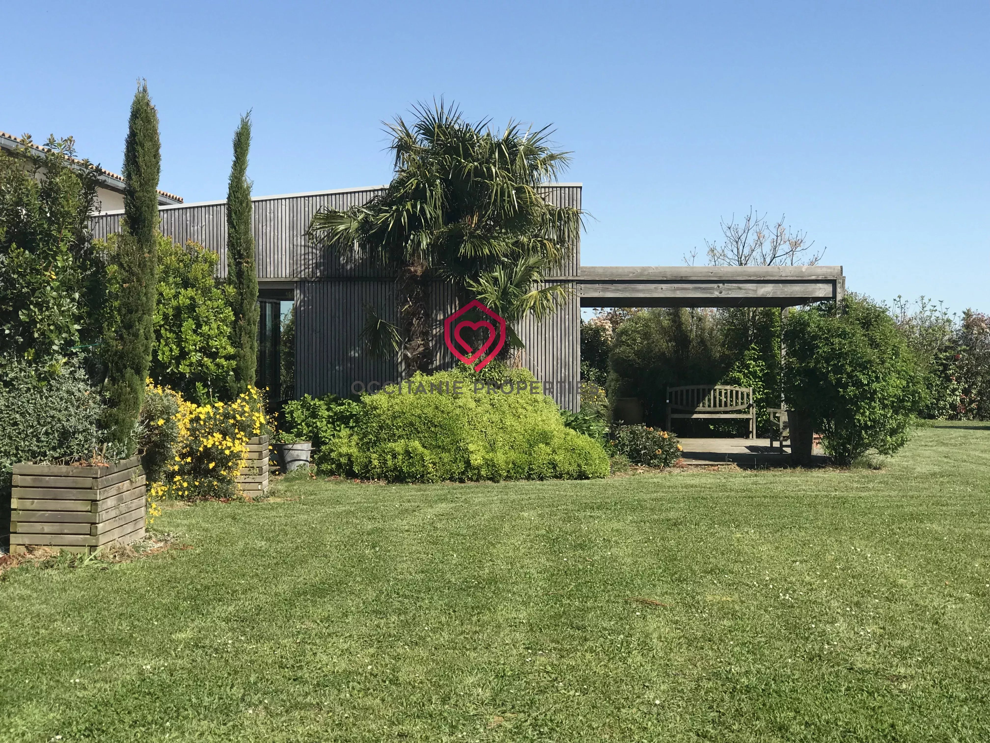 Magnifique Maison d'architecte avec vue panoramique et jardin paysagé à 25 min de TOULOUSE