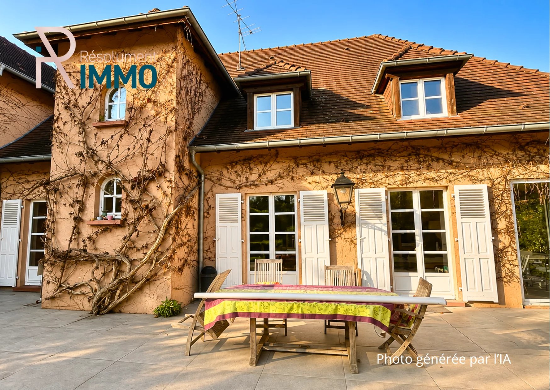 MARCKOLSHEIM: Elegant charming villa with pool in a green setting!