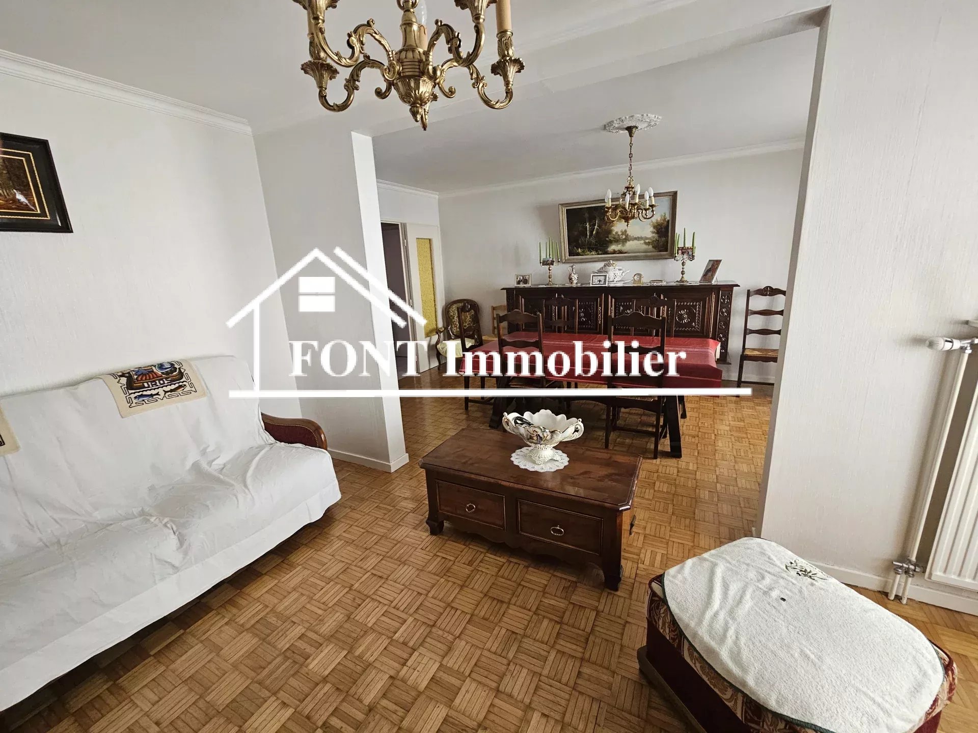 SAINT-ÉTIENNE, AGRÉABLE T3 AVEC BALCON ET GRAND GARAGE