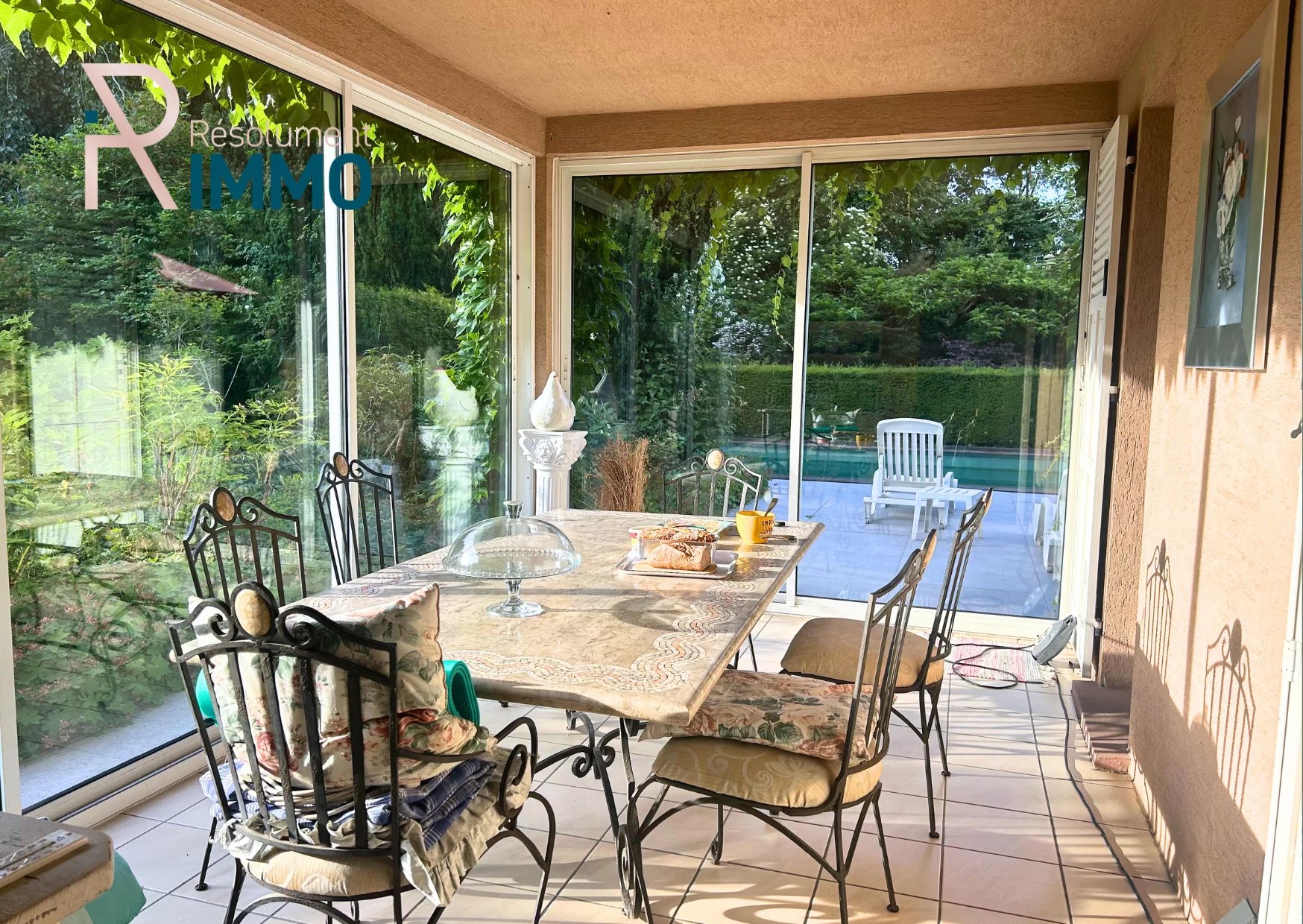MARCKOLSHEIM: Elegant charming villa with pool in a green setting!