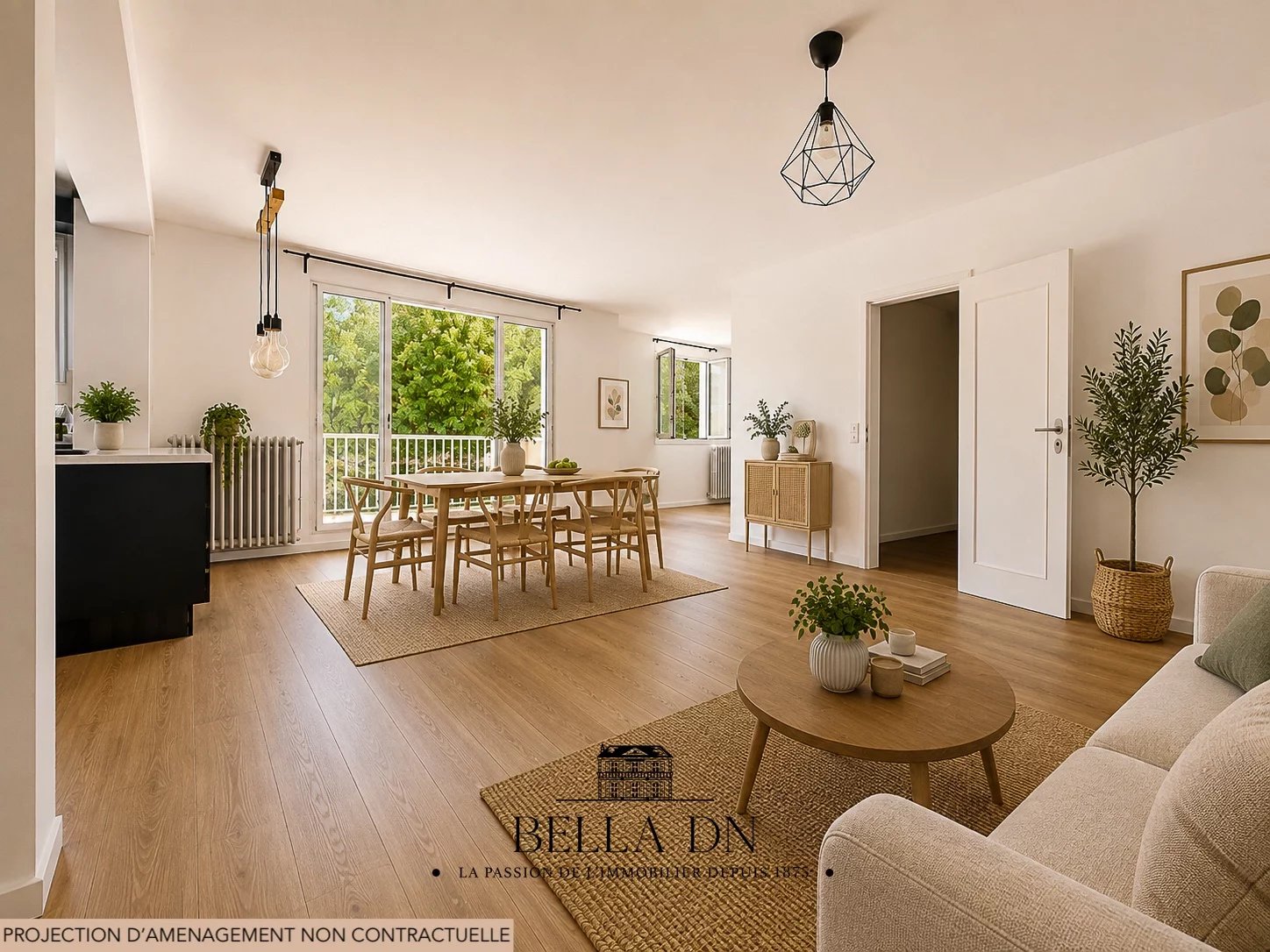 AURORE – Family Apartment 108 m² – 3/4 bedrooms – near forest / Family apartment in a green and peaceful setting