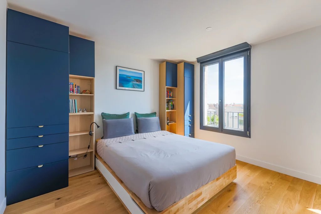 Duplex loft apartment with Eiffel Tower view