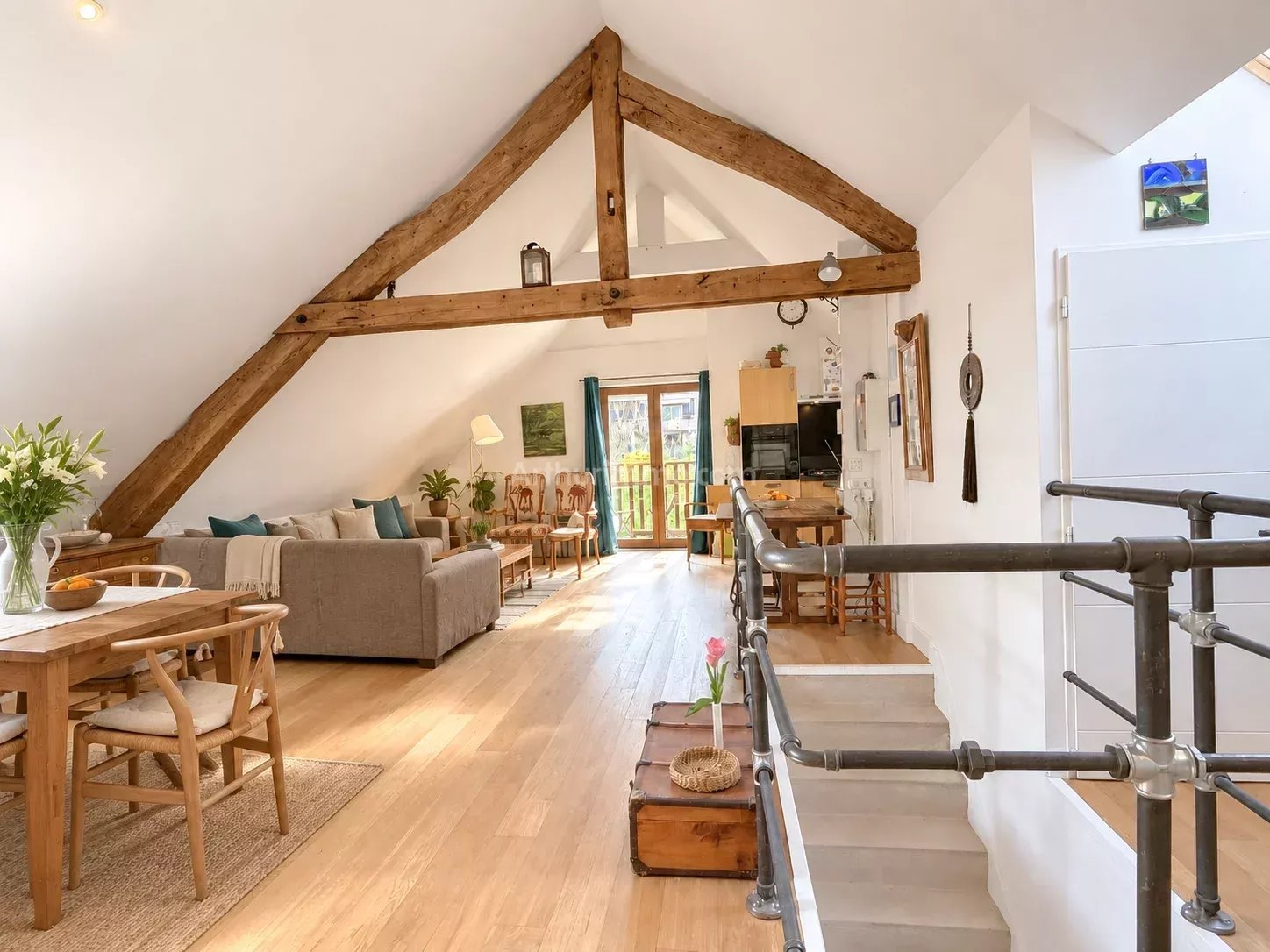 Loft triplex de 135 m² – Dernier étage, vue montagne – Le Bourget-du-Lac