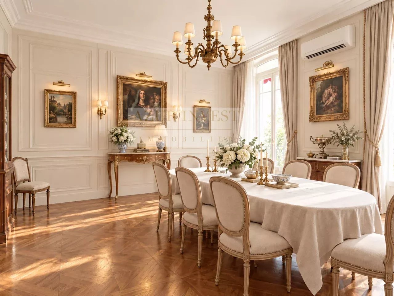 VENTE EXCLUSIVITE 4 PIECES PALACE FRONT DE MER MENTON