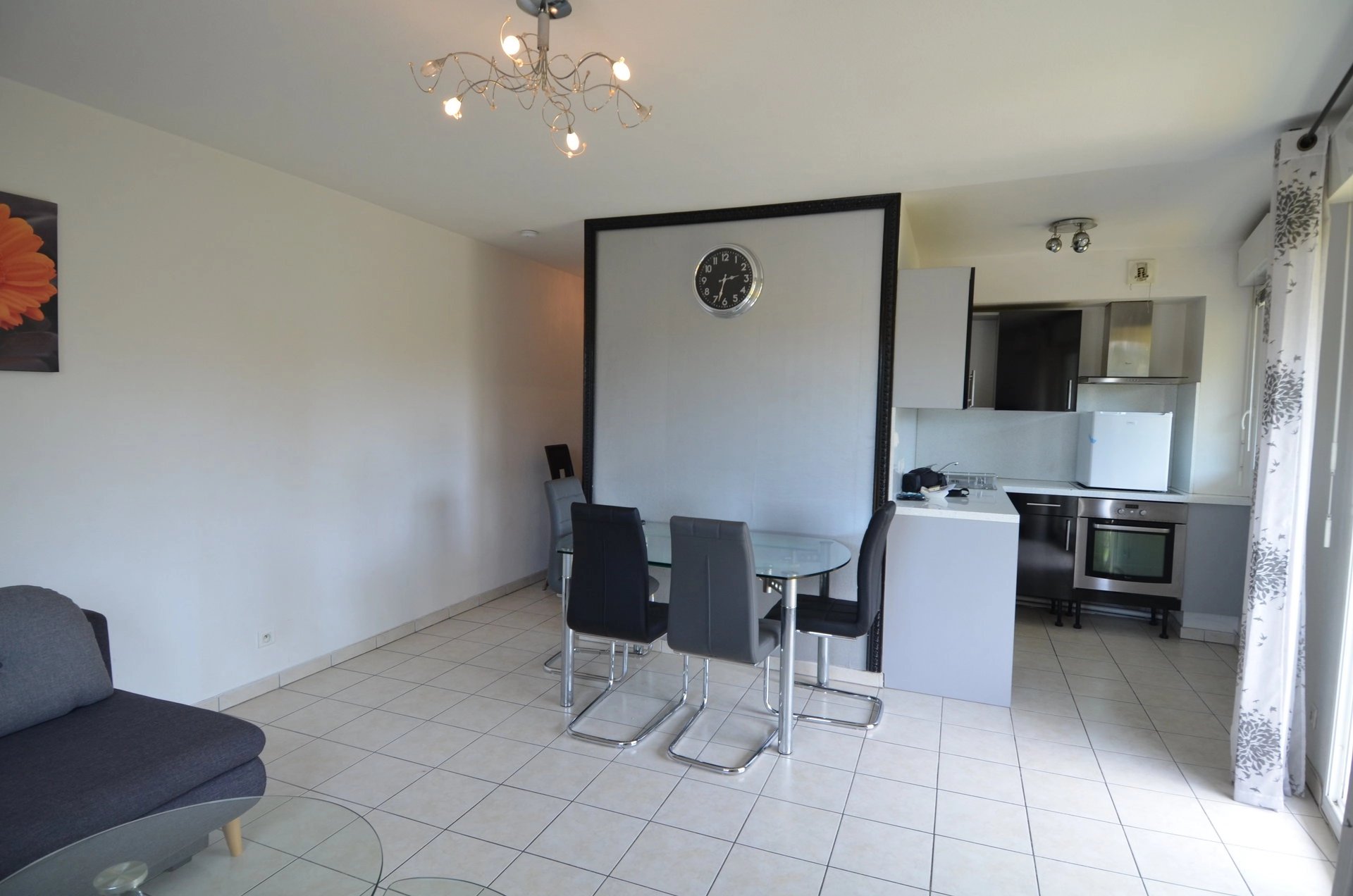 Location meublée 2p 41m² Nice / Riquier