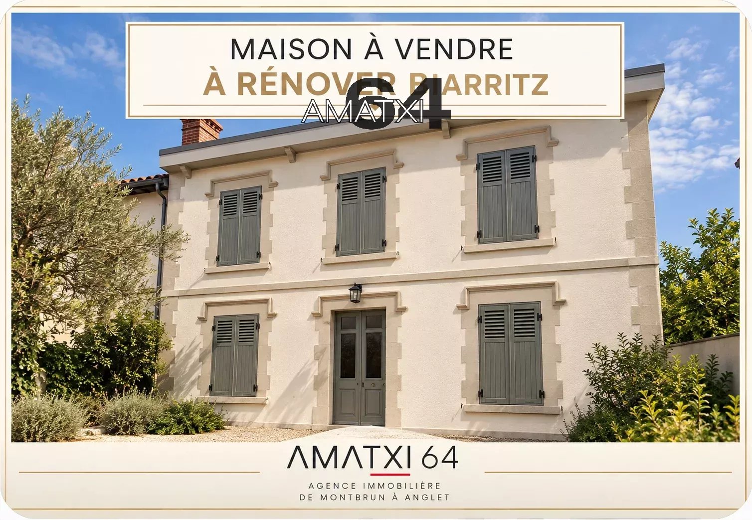 MAISON 5 CHAMBRES - CENTRE VILLE BIARRITZ