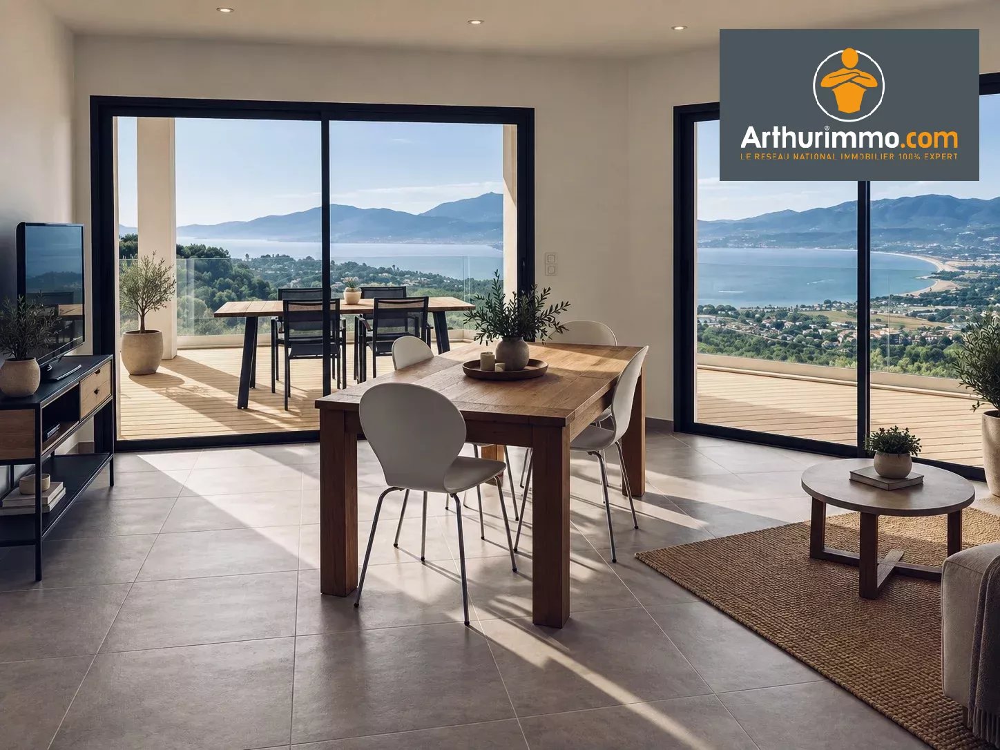 Vente appartement T3 Porticcio vue panoramique
