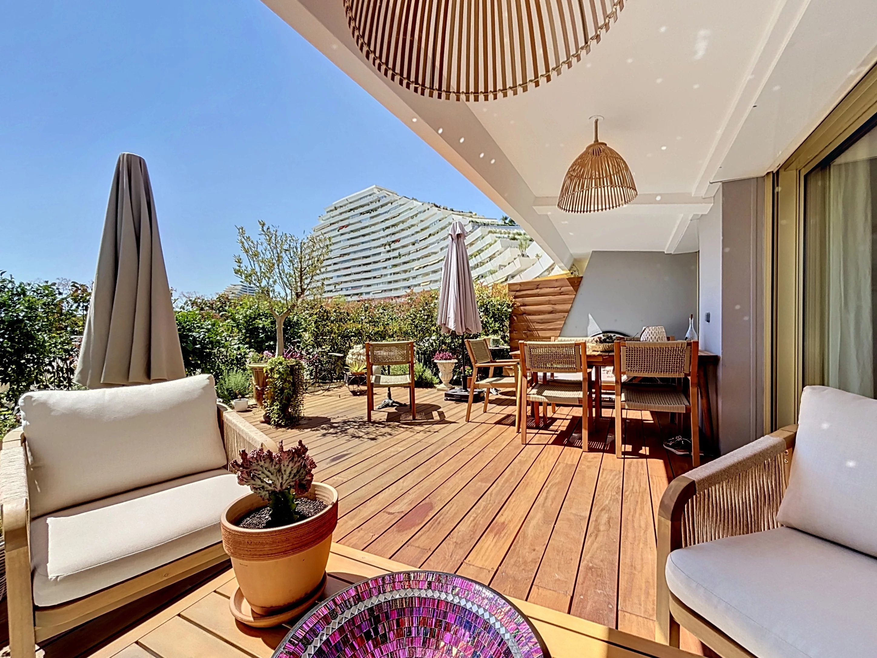 3 pièces d’exception avec jardin