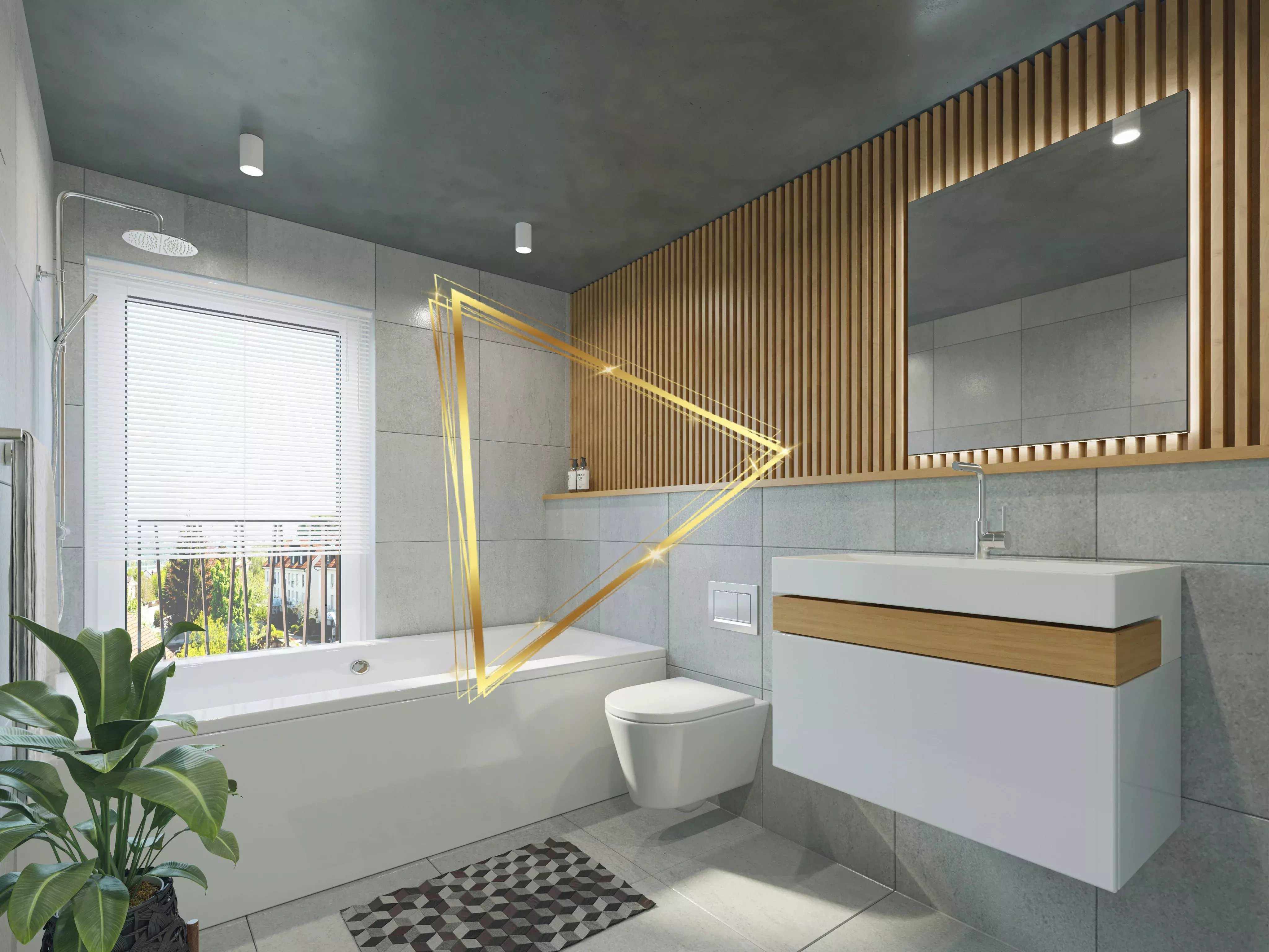 Modern 4-room apartment 89 sqm + balcony in Arcueil.
