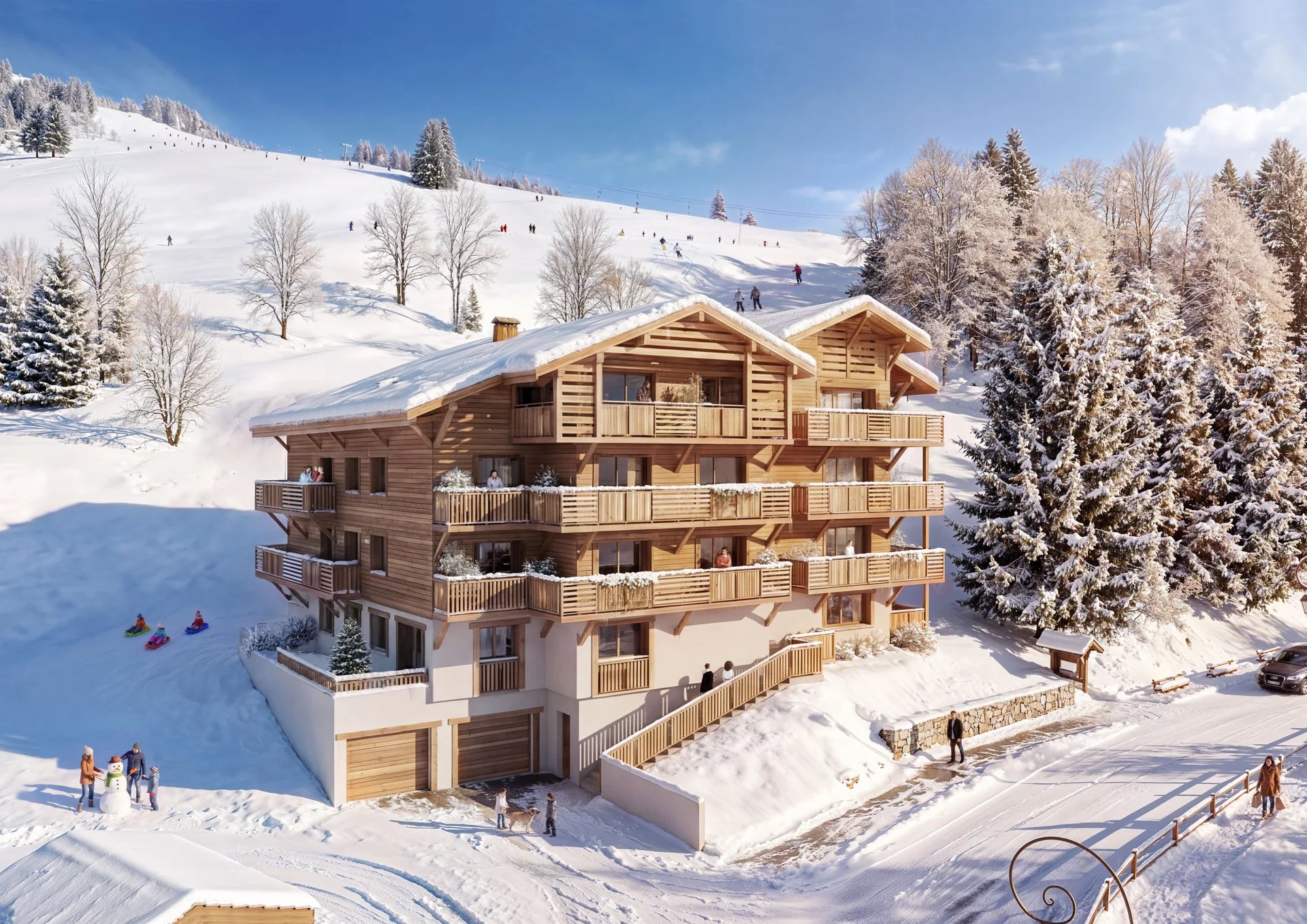 Plein centre de la Clusaz - T2 Emplacement rare