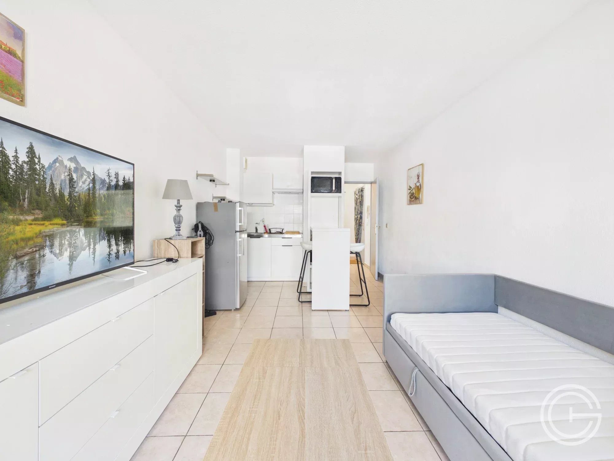 STUDIO MEUBLE - 20 BD ARMEE DES ALPES - DEBUT SAINT ROCH