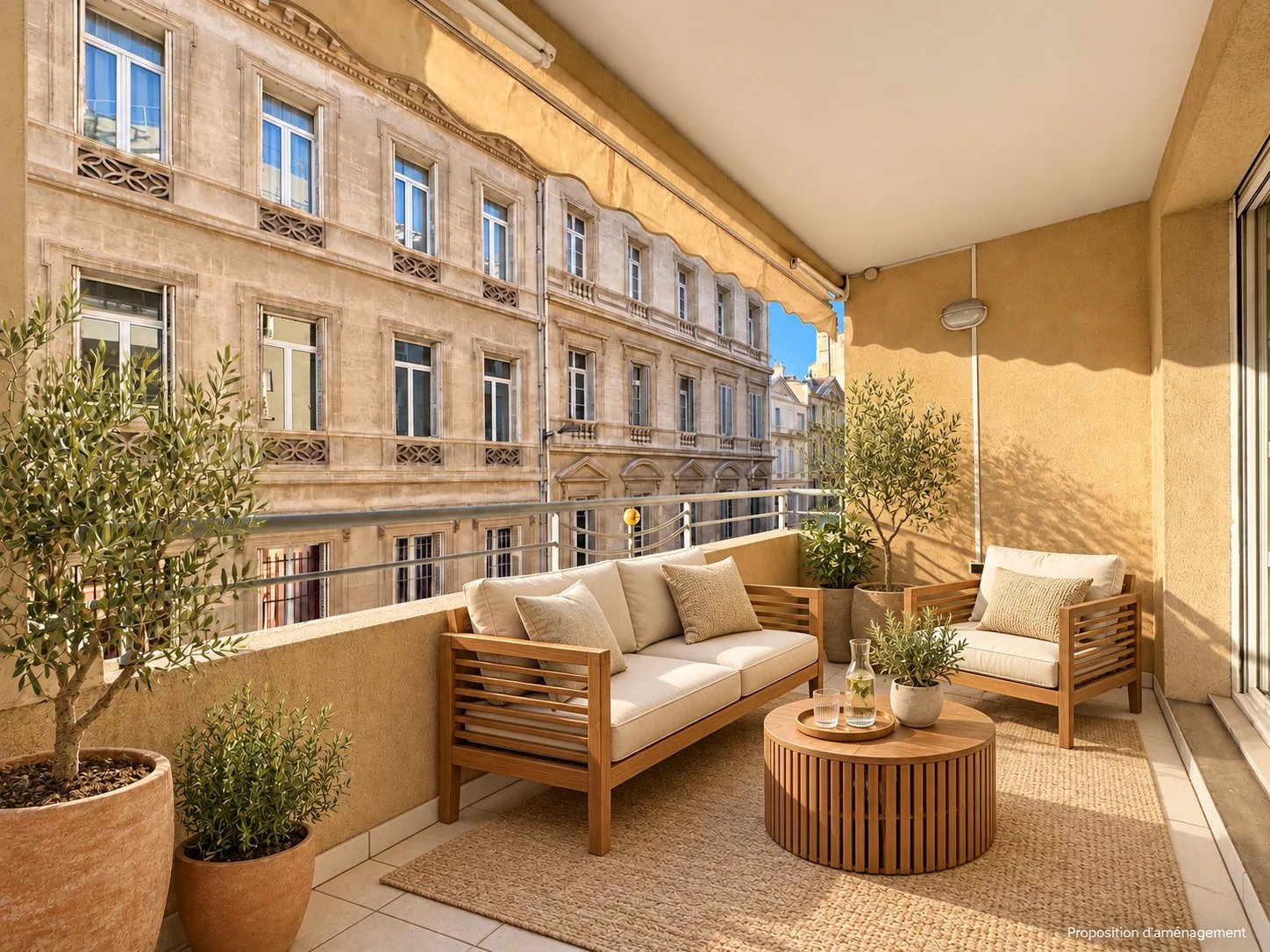 Exclusivité - Marseille 6ème - Vauban - 3 pièces de 74 m² avec terrasse